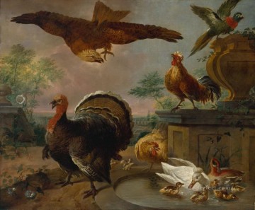 pflaume und vögel Ölbilder verkaufen - Adler Huhn und Vögel